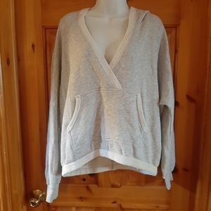 Free People Movement Active Pullover Sweatshirt Gray Hoodie